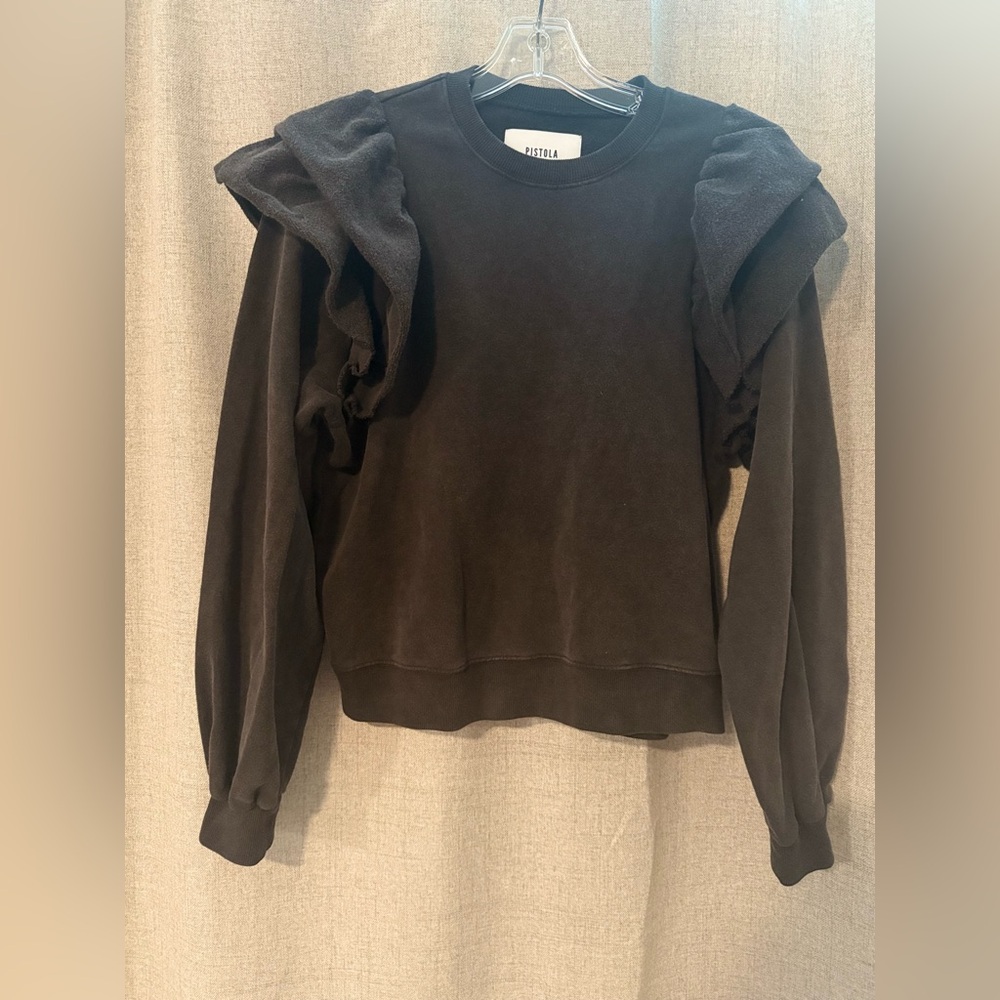Pistola Dylan Ruffle Sweatshirt | S - Picture 2 of 6